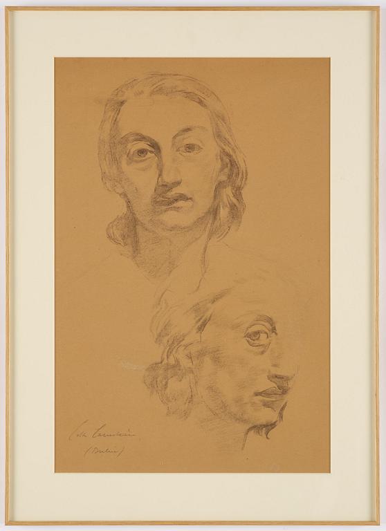 Lotte Laserstein, Two self-portrait studies.