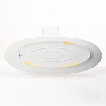 Royal Copenhagen, Fish platter, “Musselmalet Riflet”, Denmark, 1992–99.