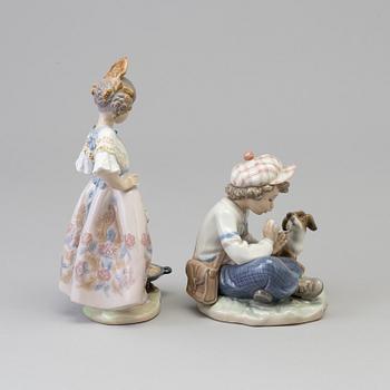 Two Lladro porcelain figurines, Spain, 1980s.