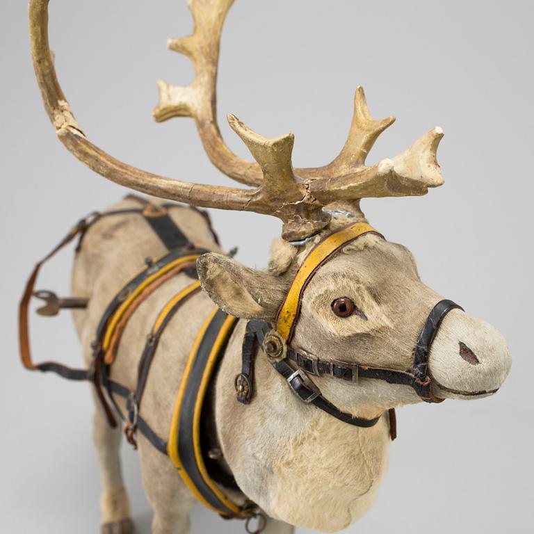 A mechanical reindeer first half of the 20th century.