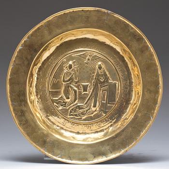 DOPFAT, mässing. Nürnberg, 1500/1600-tal.