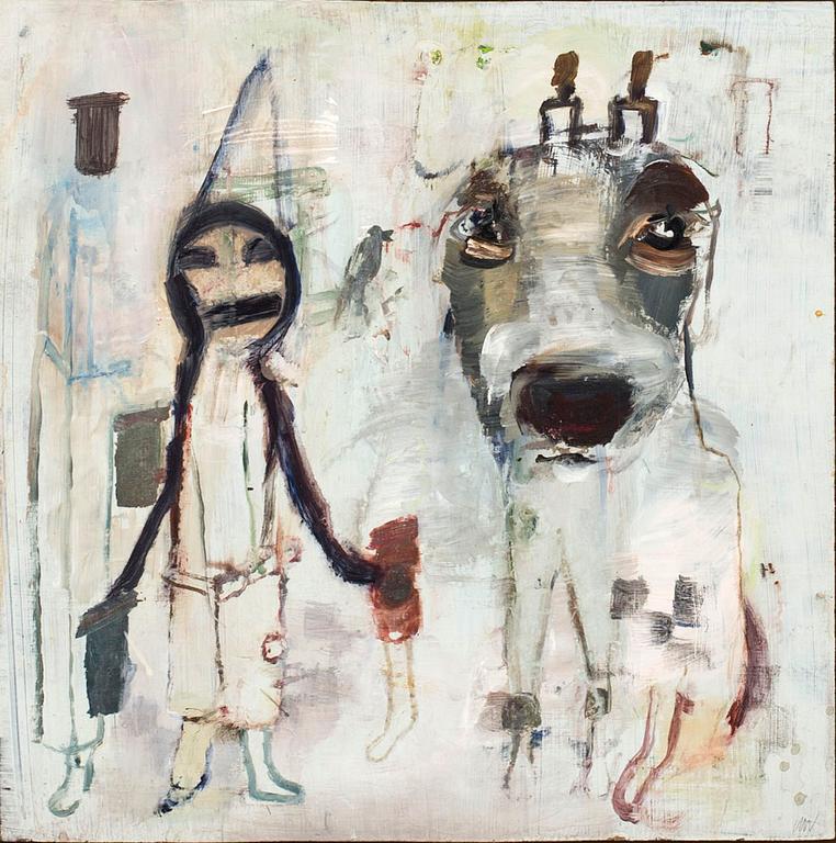 KARIN WIKSTRÖM, oil on panel signed.