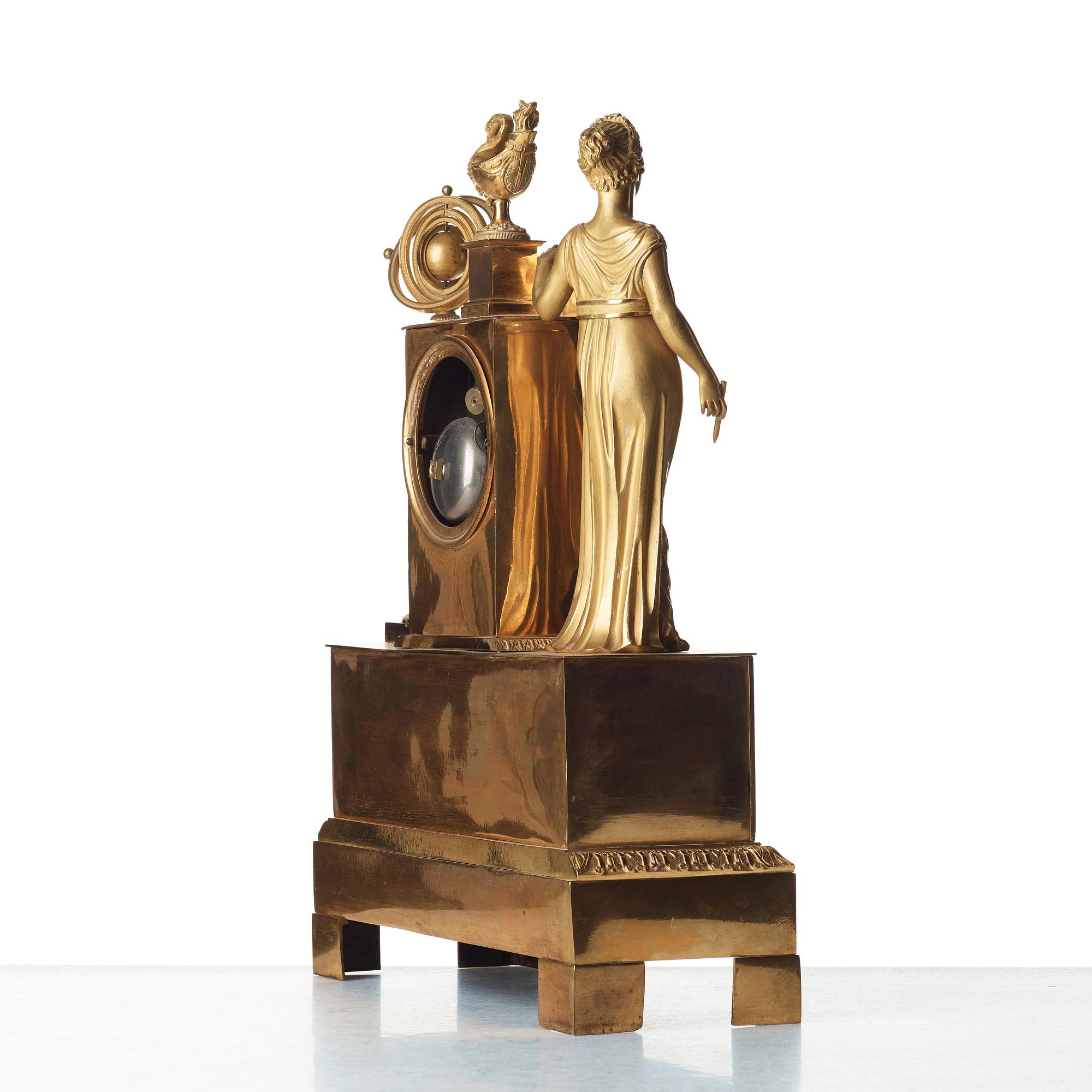 A French Empire early 19th century mantel clock.