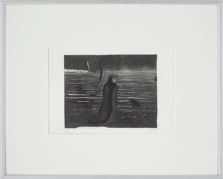 OUTI HEISKANEN, etsning, sign o numr 7/50, dat 2007.