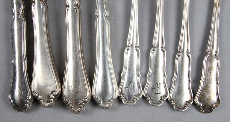 BESTICKSERVISDELAR, 237 st, silver, 1900-tal.