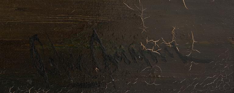 PIETER BROUWER, olja på duk, signerad.