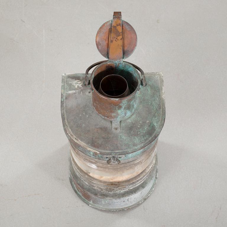 A 20th century ship's lantern by C.M Hammar.