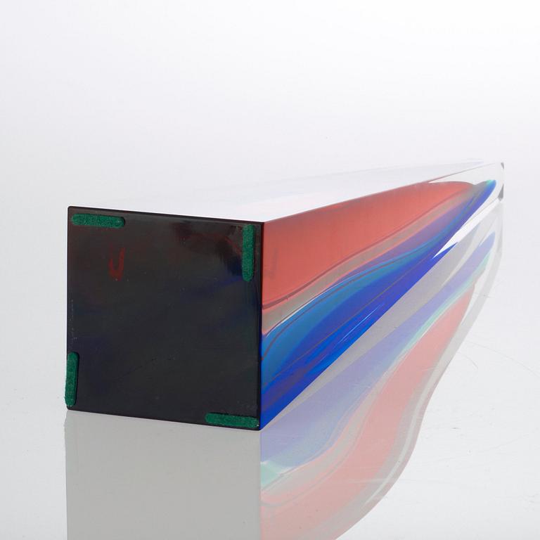 An Archimede Seguso glass art object, Murano, Italy.