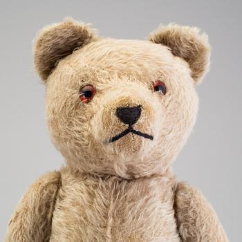 Two teddybears by Steiff and probably Gebrüder Hermann, Germany, 1950s.