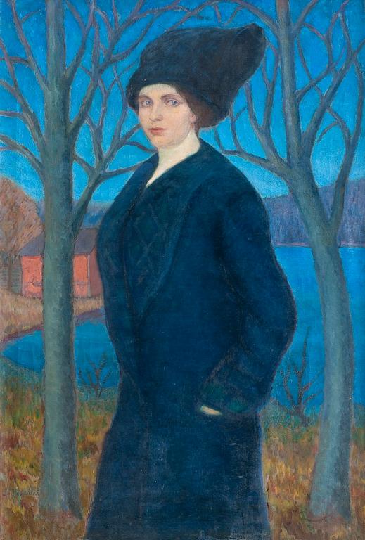 Emil Jankes, KVINNOPORTRÄTT.