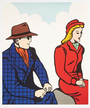 Jan Håfström, lithograph in colours, 2003, signed 519/2000.