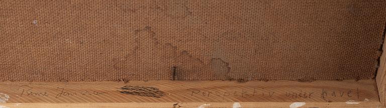 RUNE JANSSON, oil on canvas, signed and dated -54.