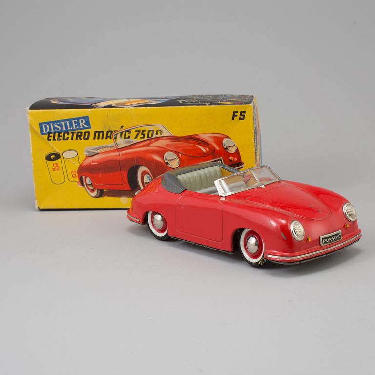 LEKSAKSBIL, Porsche, Electro Matic 7500, Johann Distler, Tyskland, 1900-talets andra hälft.