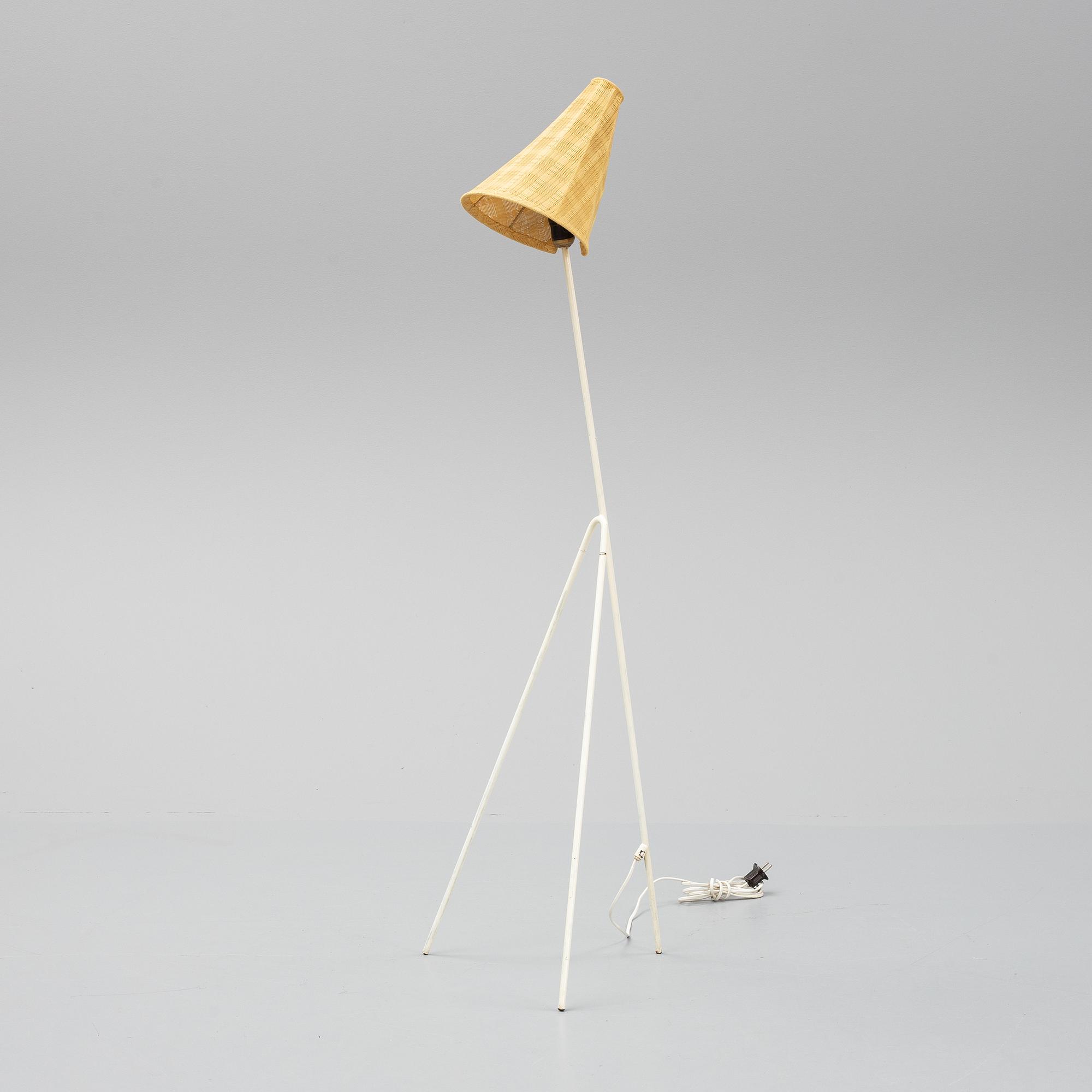 Hans Bergström, golvlampa, modell 569, "Giraffen", Atelje Lyktan, 1950-tal.
