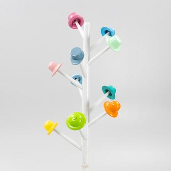 Albero dei Cappelli, a coat hanger, Ugo Nespolo for Origlia, Italy.