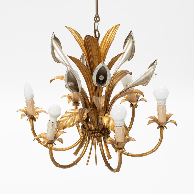 A ceiling lamp, possibly Italy, second half of the 20th century.