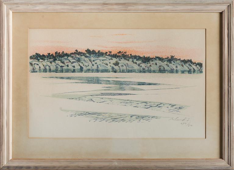 ROLAND SVENSSON, färglitografi, signerad och numrerad 292/300.