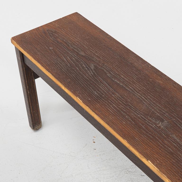 Børge Mogensen, A stained oak bench from Karl Andersson & Sons, 1970s.