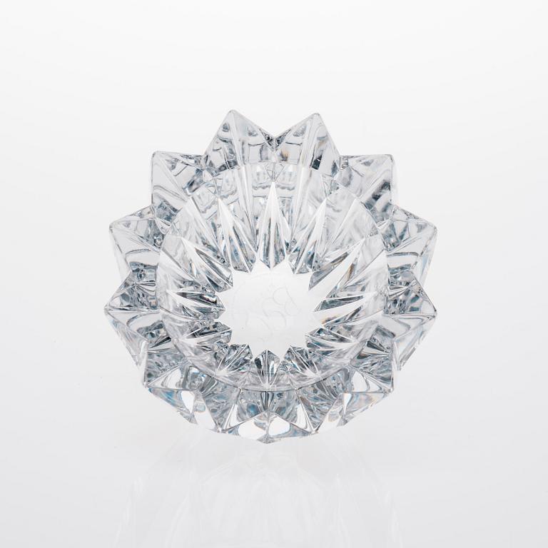 VAS, glas, "Näckros", signerad Aimo Okkolin, Riihimäen Lasi Oy. Formgiven 1960.