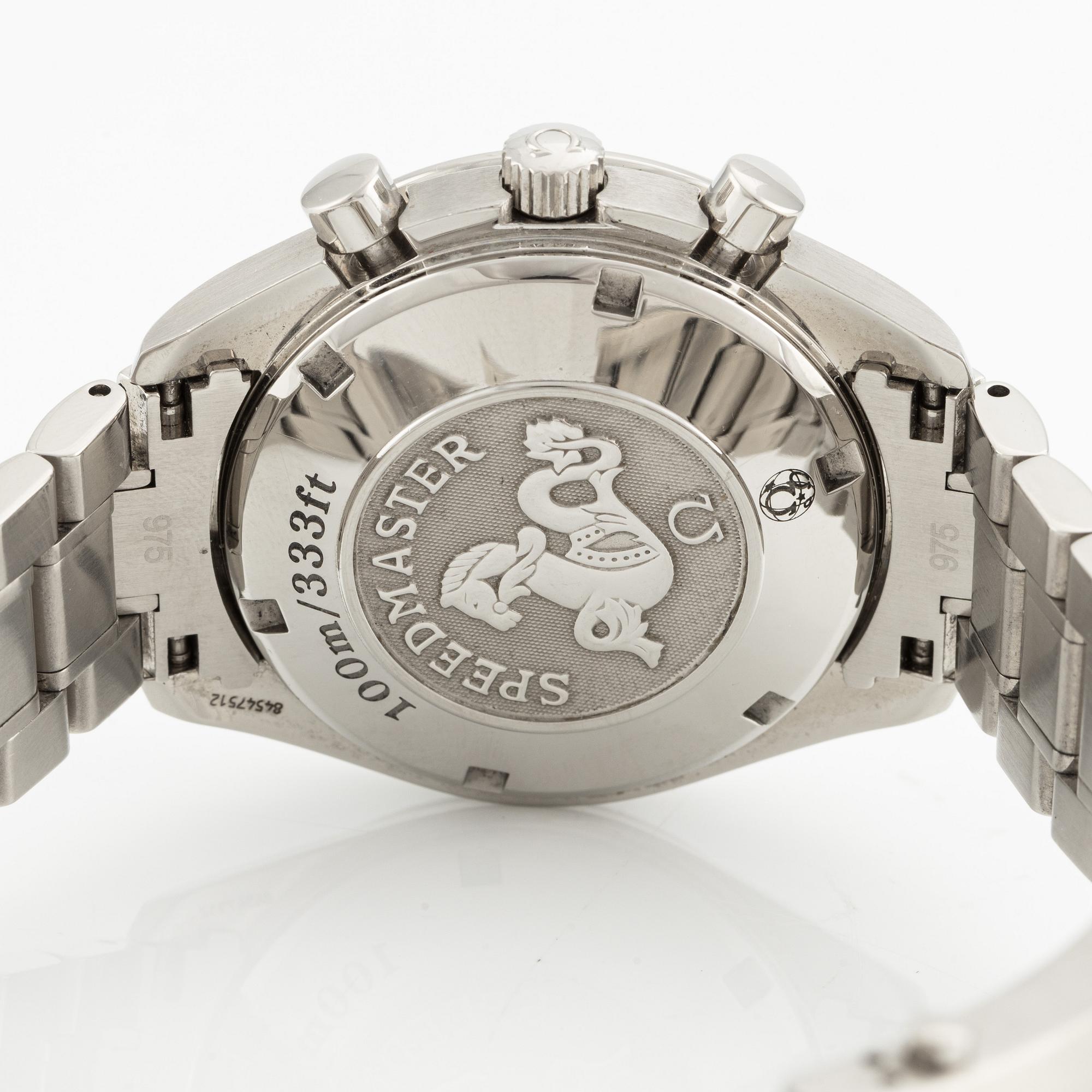 Omega, Speedmaster, Date, kronograf, armbandsur, 40 mm.