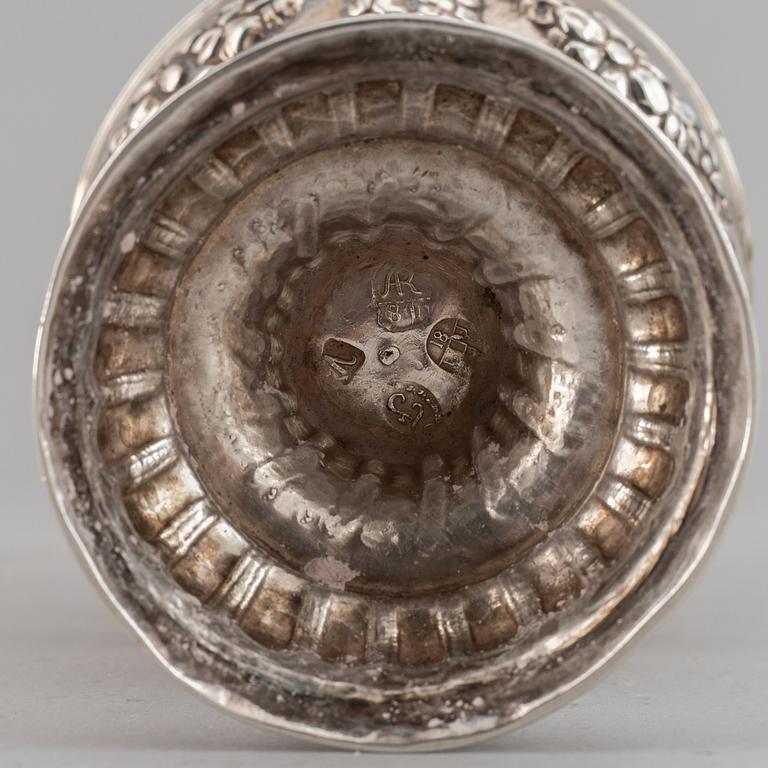 Sockerruska, silver, Köpenhamn 1781.