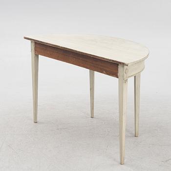Väggbord, gustaviansk stil, omkring år 1900.