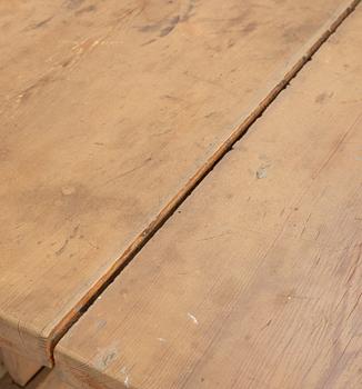 A wooden table 19th century.