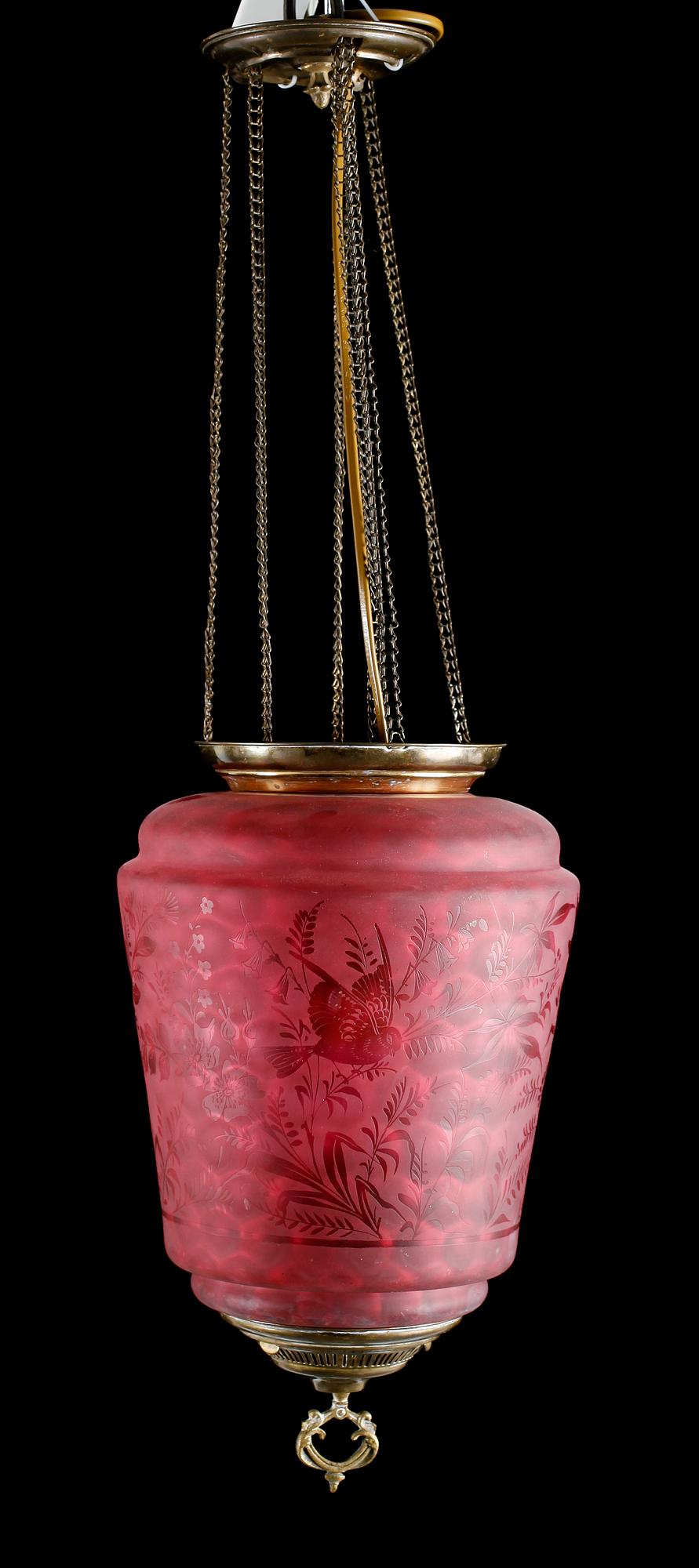 MÅNSKENSAMPEL, sekelskiftet 1900. Höjd ca 35 cm.