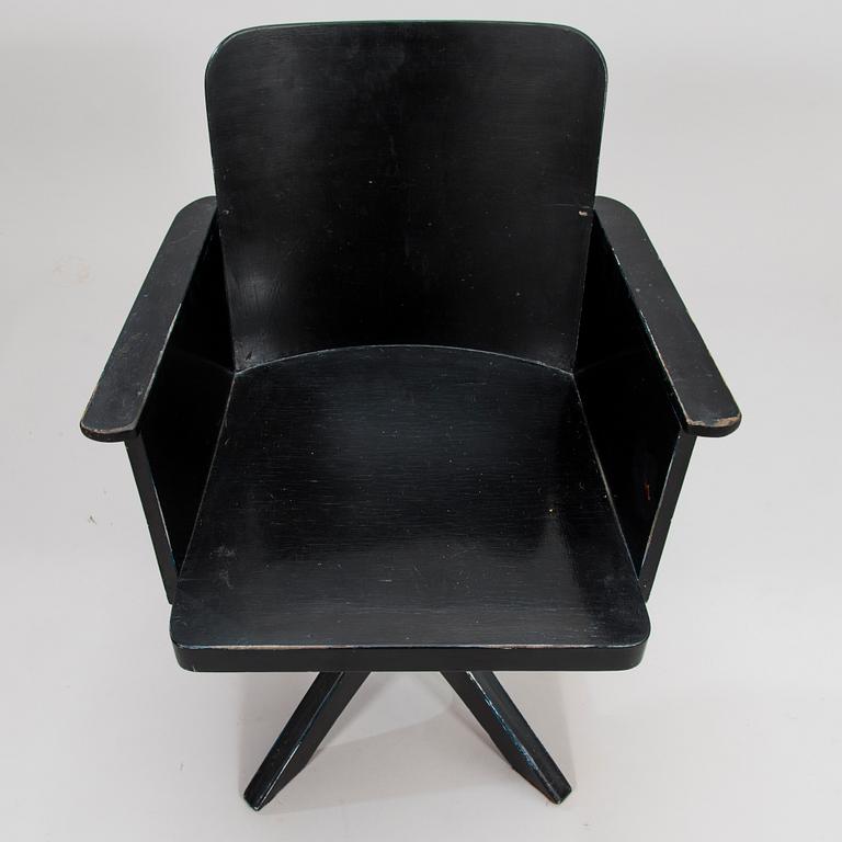 WERNER WEST, a 1930's desk chair for Wilhelm Schaumann Oy, Finland.