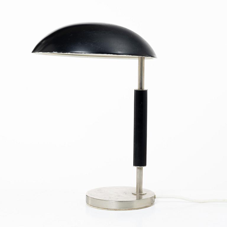 Harald Notini, bordslampa, modell 15091 A, Arvid Böhlmarks Lampfabrik, Stockholm, 1930-tal.