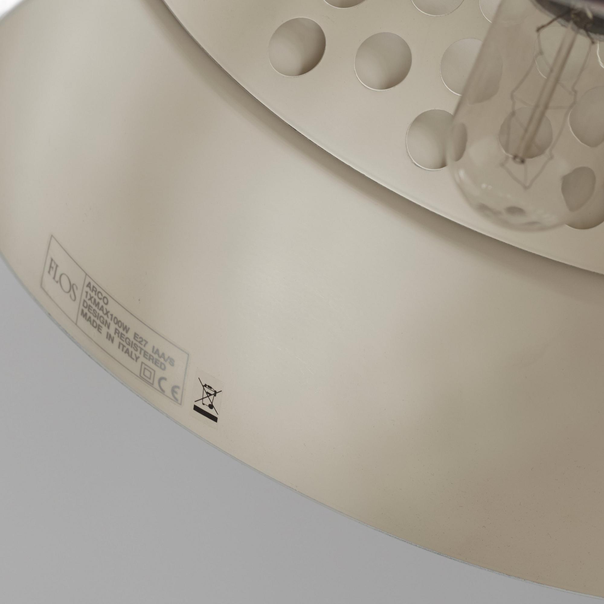 ACHILLE & PIER GIACOMO CASTIGLIONI, an "Arco", floor lamp, Flos, Italy.