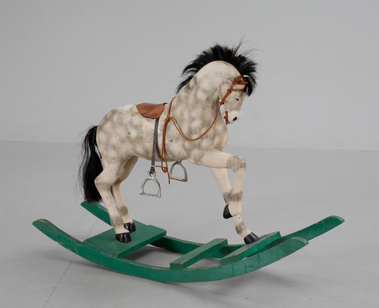 GUNGHÄST, trä, tidigt 1900-tal.