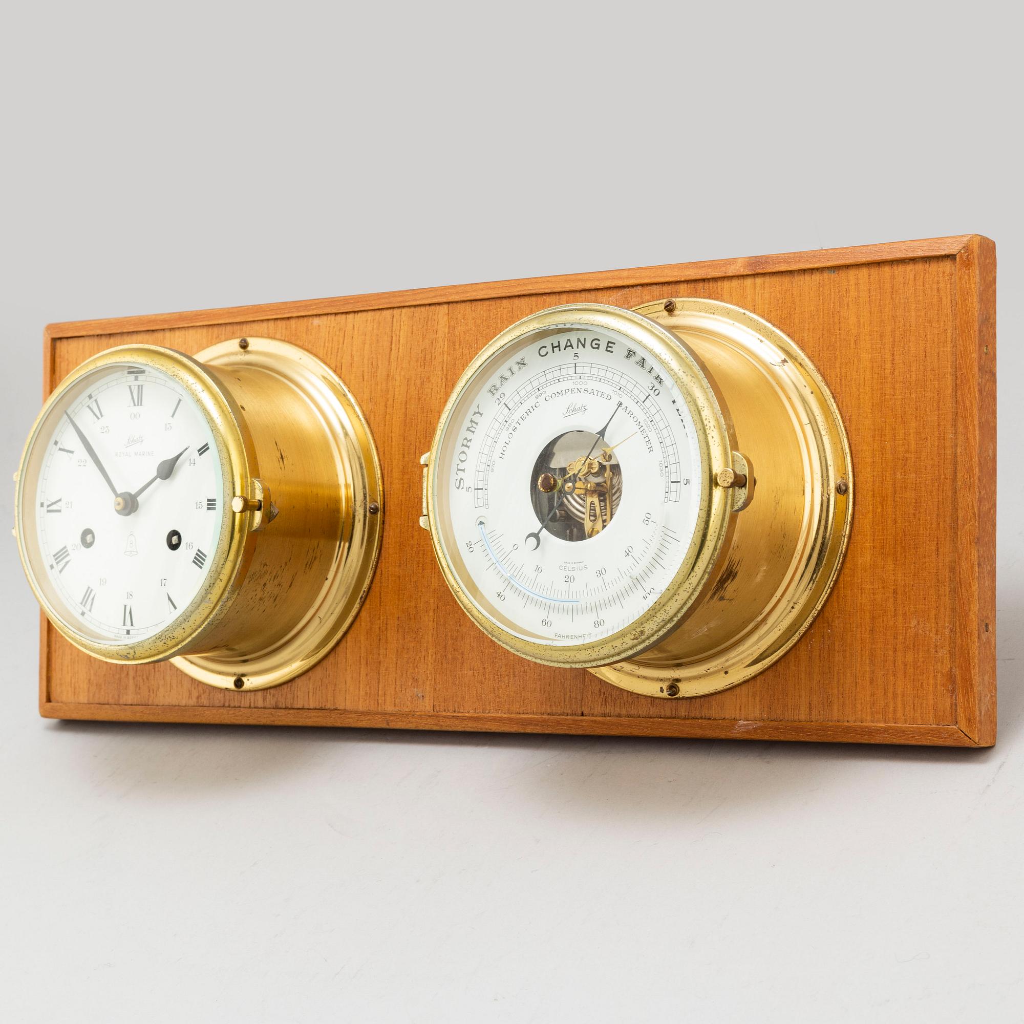 SKEPPSUR OCH BAROMETER, Schatz, Royal Marine, 1900-talets andra hälft.