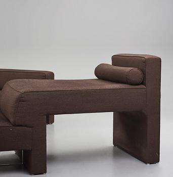 Vladimir Kagan, 'Omnibus 1', a modular sofa in 5 parts, Vladimir Kagan Designs INC, USA, 1970s.