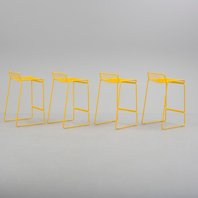 HEE WELLING, four 'Hee Bar Stools' HAY, 21st Century.