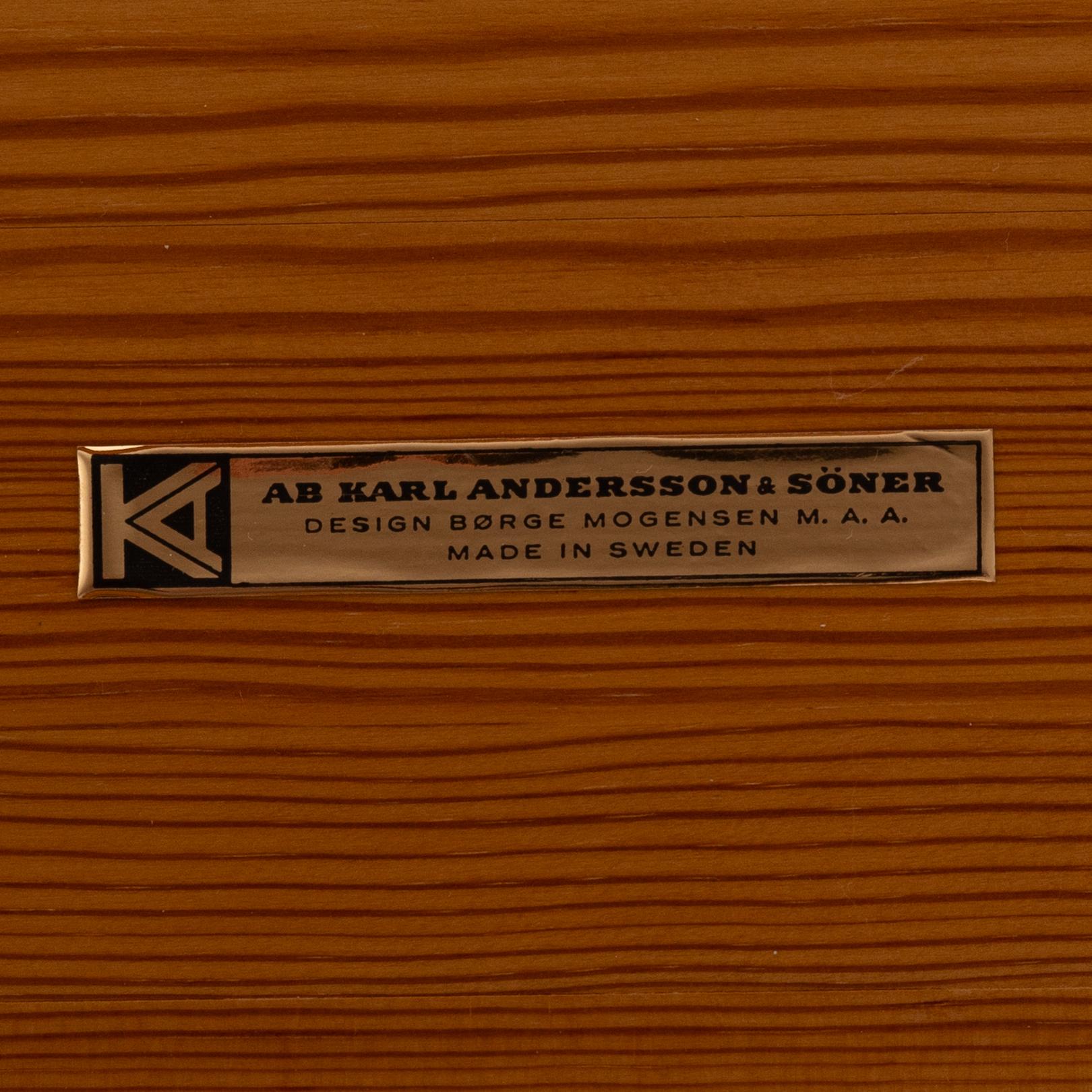 Børge Mogensen, dining group, 5 pieces, "Asserbo", Karl Andersson & Söner.