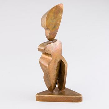 KARI HUHTAMO, a bronze sculpture, signed and dated 1977.