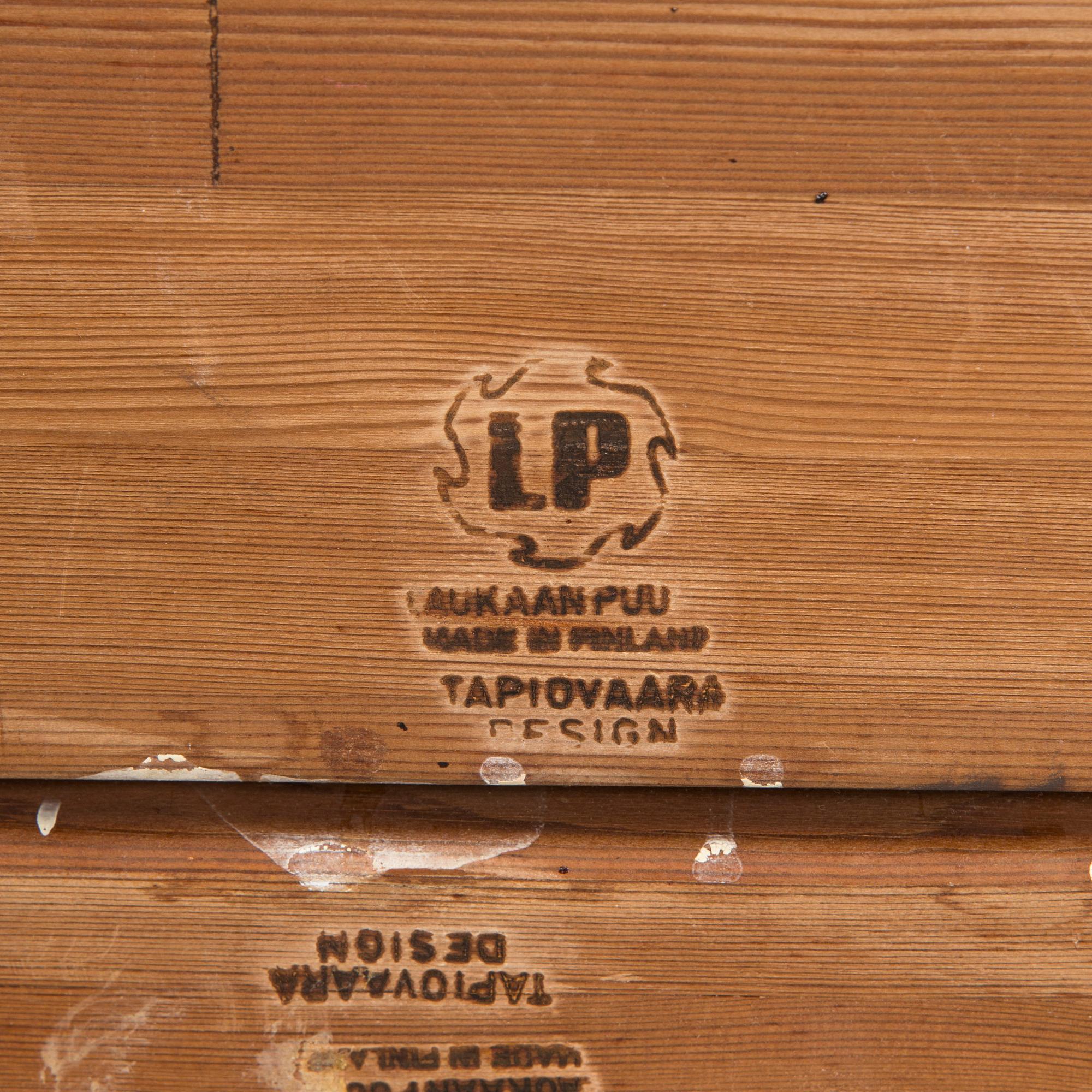 Ilmari Tapiovaara, a 1960s-1970s 'Pirkka' dining table, Laukaan Puu, Finland.