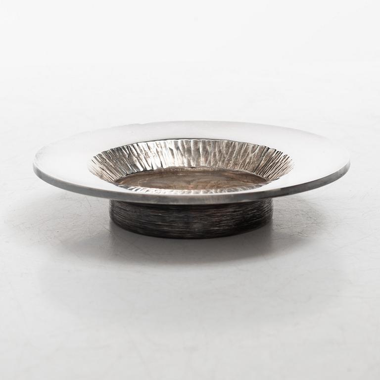 Rey Urban, Ashtray, sterling silver, Stockholm 1992.