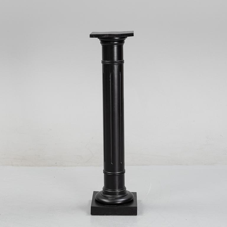 A painted pedestal, early 20th Century.