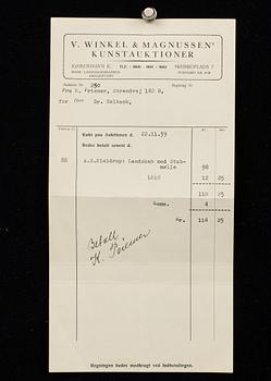 ANTON EDUARD KIELDRUP, oil on canvas. unsigned.