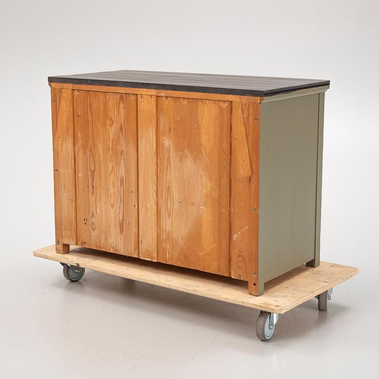 A Gustavian style chest of drawers, first half of the 20th Century.