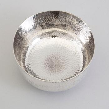 INGRID RÅSTRÖM, a silver bowl from Råströms, Stockholm, 1985.