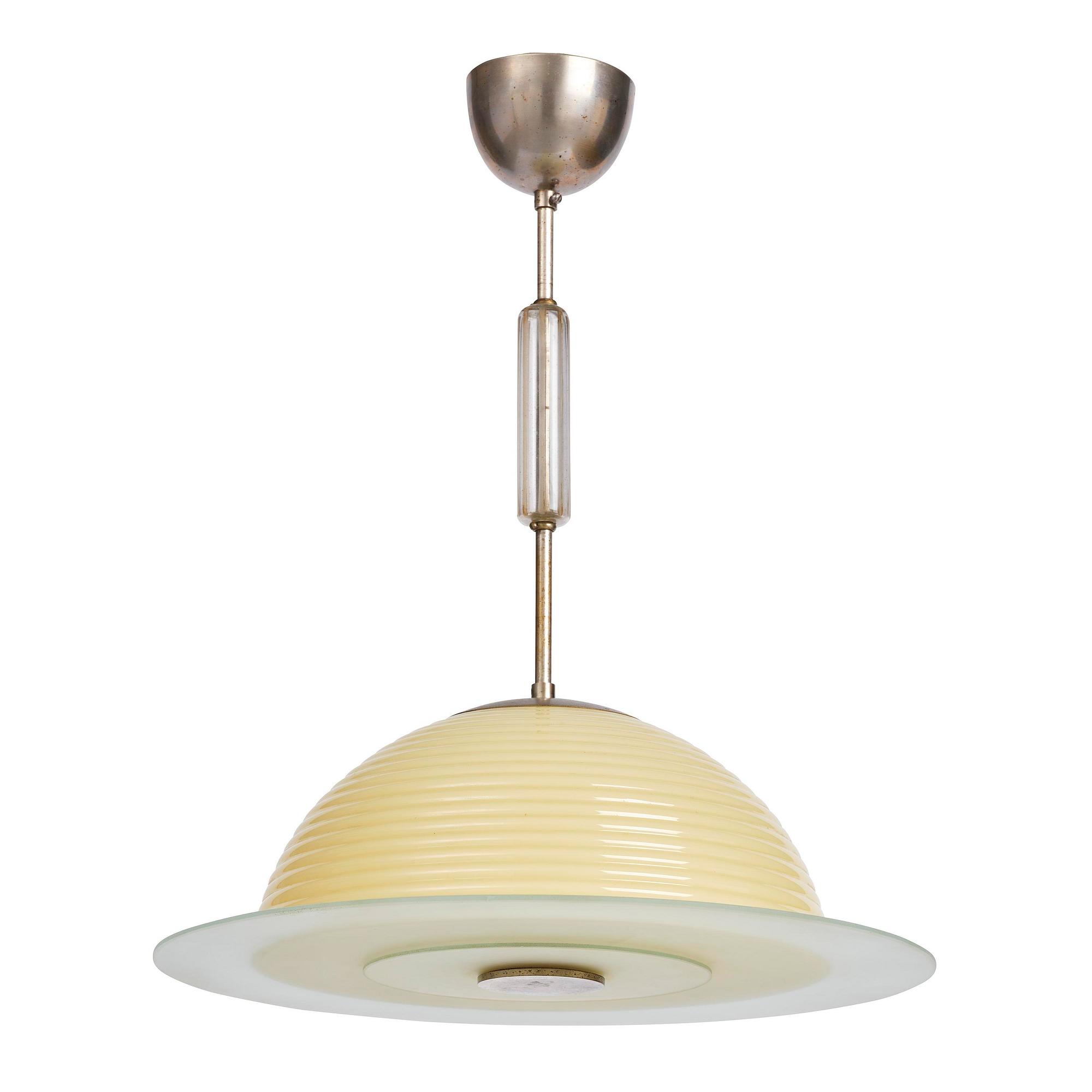 Harald Notini, a ceiling lamp model "10500", Arvid Böhlmarks Lampfabrik, Stockholm, 1930s.