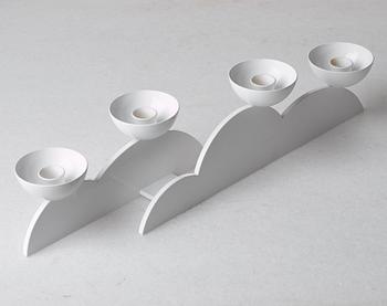 Eero Aarnio, EERO AARNIO, two candelabra; "Cactus" and "Cloud", Finland, one dated 2003.