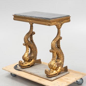 An early 19th century Eepire console table.