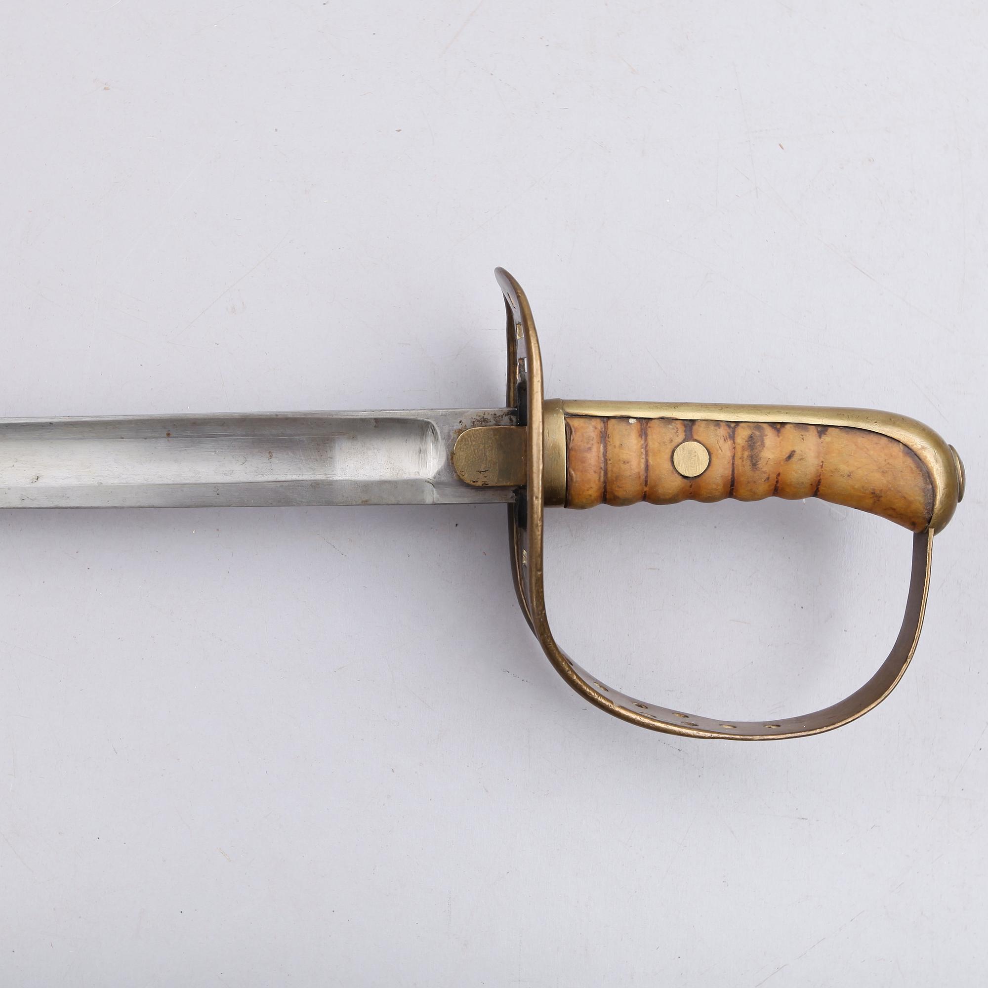 SABEL, modell 1867-1893 för kavalleriet.