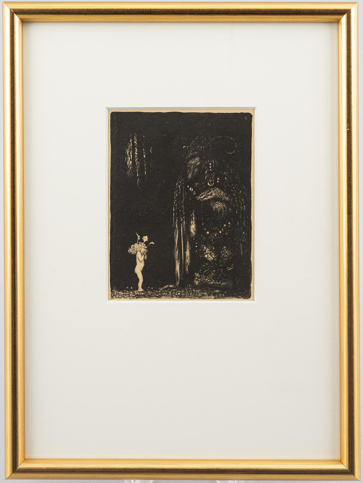 John Bauer, "En sådan eländig liten bleknos, sa Trollet".