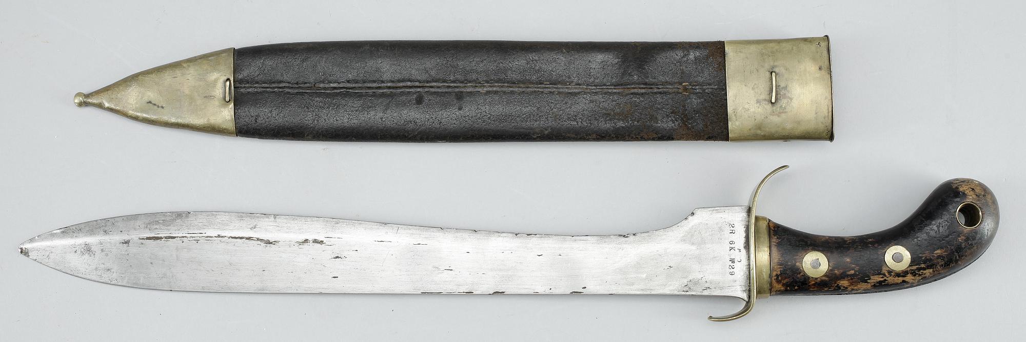 FASKINKNIV, Sverige, m/1848.