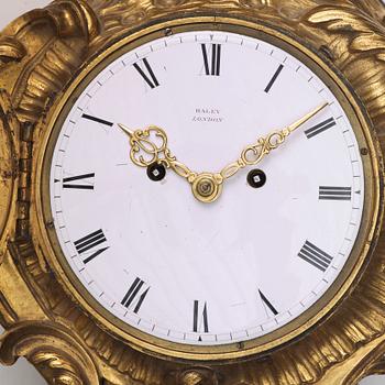 A Rococo mid 18th century cartel clock.